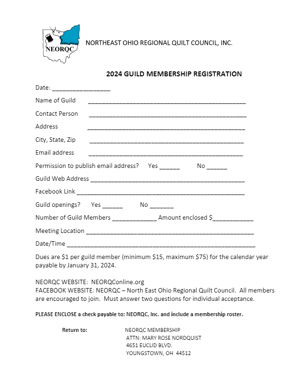 NEORQC 2024 RegistrationGUILD
